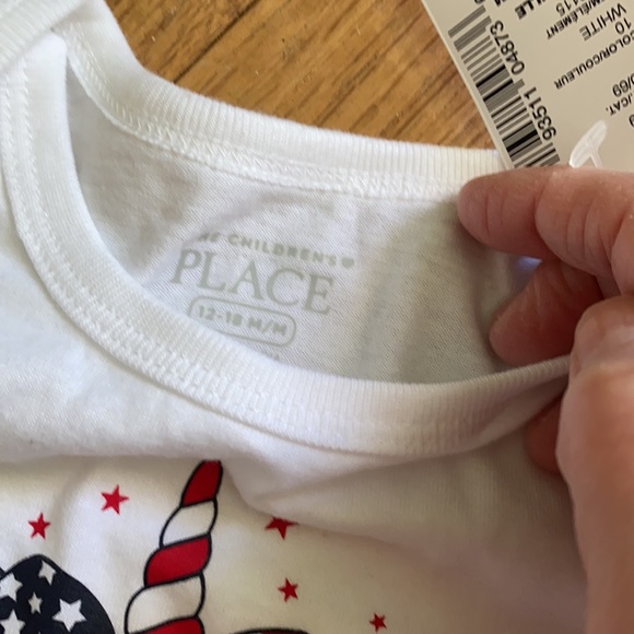 Girls first Fourth of July onesie - Picture 3 of 5